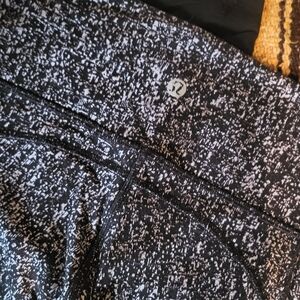 lululemon athletica Black and White Speckled Leggings